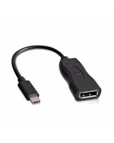 V7 USB-C auf DisplayPort 4K Adapter - Schwarz - Für externen Monitor
