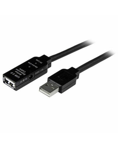 USB-kabel Startech USB2AAEXT10M         Svart