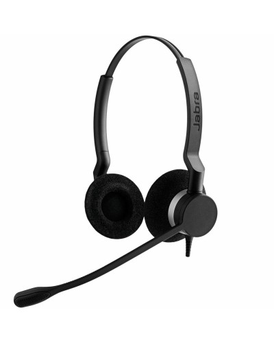 Jabra BIZ 2300 DUO Headset mit Mikrofon - Professionelle Kopfhörer Schwarz
