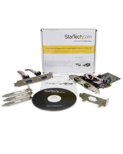 Startech PEX4S553: PCI-Karte mit 4 seriellen RS232-Ports – Hohe Geschwindigkeit
