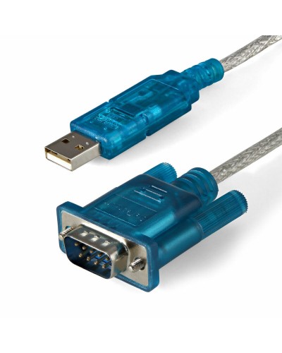 StarTech Câble USB vers Série RS232 DB9 91cm - Adaptateur Convertisseur Bleu Clair
