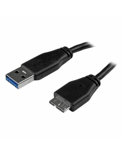 StarTech Cable USB a Micro USB 15cm Negro - Carga y Sincronización
