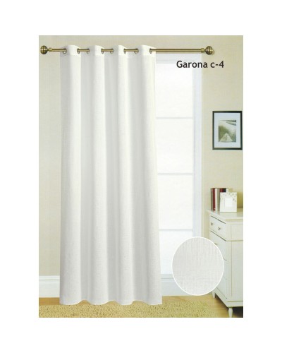 Cortina Gasa Hosteline Gris, 140 x 260 cm, Para ventanas
