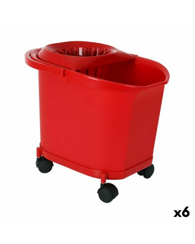 Sacco da 16L Rosso con Strettoio per Pavimenti (6pz)
