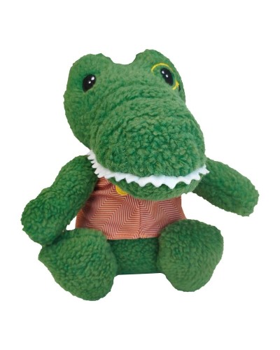 Gloria Buky Jouet en Peluche Crocodile pour Chien, 24 x 20 cm, Vert
