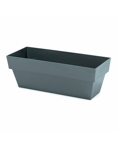 Kukkalaatikko Plastiken Limited Antrasiitinharmaa 12 x 30 cm