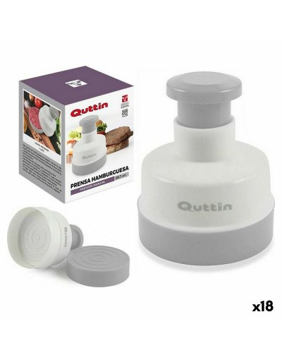 Quttin Burgerpresse Manuell - 9,7 x 11 cm - Kreiert Perfekte Hausgemachte Burger
