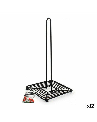 Hushållspappershållare Confortime 66401 Svart 15 x 15 x 30,5 cm (12 antal)