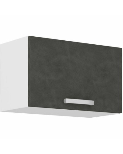Grey Kitchen Cabinet 60cm - Wall Mounted Space-Saving - Kitchen Organization

