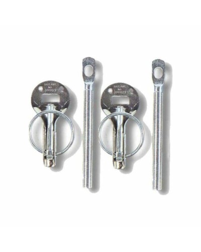 Sparco 01606S Motorhaubenverschlüsse Silber - Universal Racing Sicherheit
