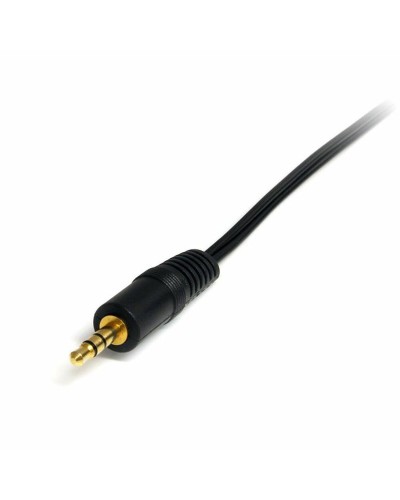 StarTech 3,5mm Klinke auf 2x Cinch Audiokabel - Schwarz - Stereo-Verbindung - Hi-Fi Audio
