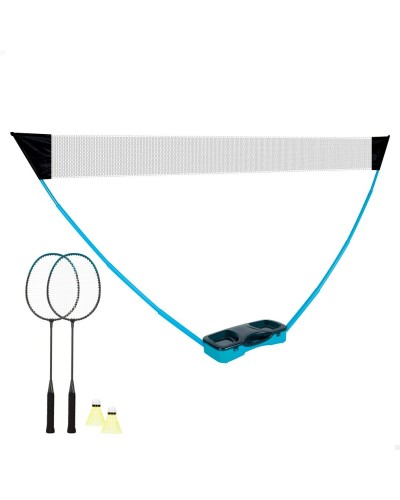 Set de badminton actif : Raquettes, volants, filet - Jeu de plein air
