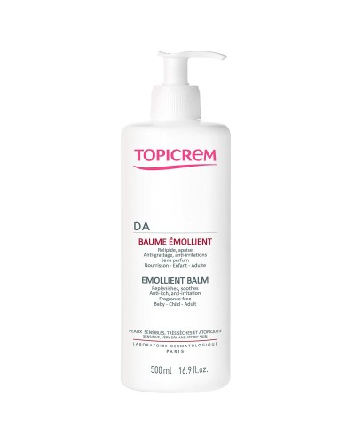 Verzachtende Balsem voor Jeukende en Geïrriteerde Huid Topicrem   500 ml