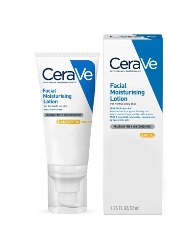 Vochtinbrengende Gezichtslotion CeraVe Spf 30 52 ml