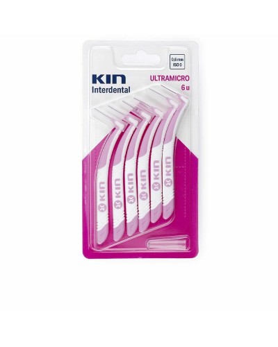 Kin Brosse Interdentaire Ultramicro 0.6mm - 6 Unités - Nettoyage en Profondeur
