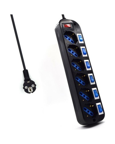 Skydd mot spänningstoppar Ewent EW3851 220 V 16 A