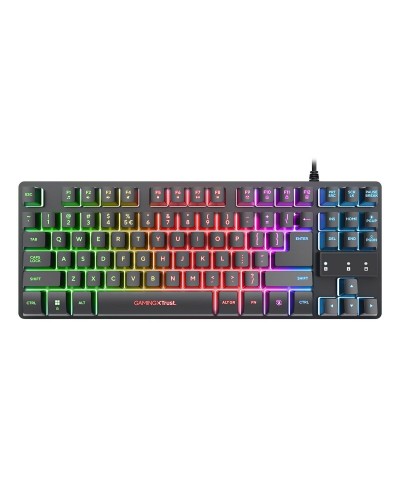 Trust GXT780 Gaming Tastatur Schwarz - Italienisches Layout, Hintergrundbeleuchtung
