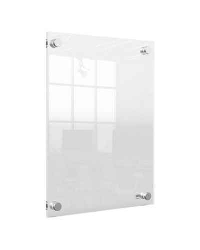 Tableau Blanc Acrylique Transparent Nobo - Design Moderne & Élégant
