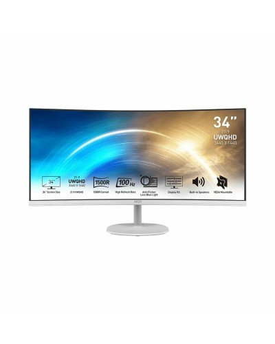 Monitor MSI MP341CQW Wit 34" UWQHD VA