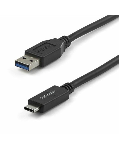 Kabel USB A naar USB C Startech USB31AC1M            Zwart