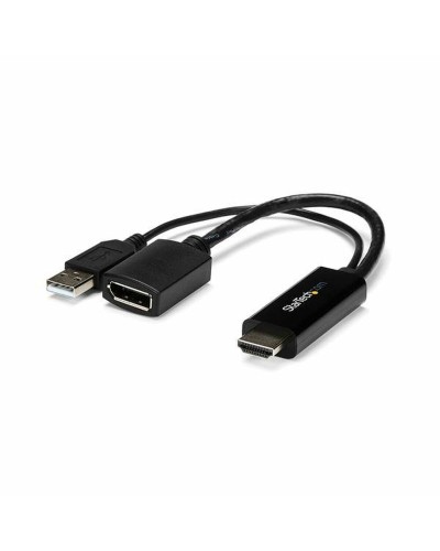 StarTech DisplayPort auf HDMI 4K Adapter - Schwarzer Video Konverter - Hohe Auflösung
