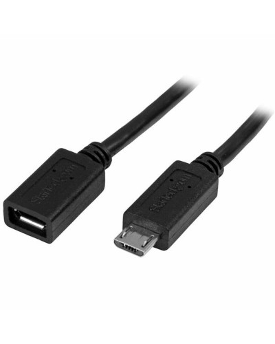 Kabel Micro USB Startech USBUBEXT50CM         Zwart
