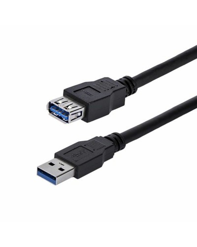 StarTech.com USB 3.0 A Stecker/Buchse Kabel, 1m, Schwarz - Schnelle Verlängerung
