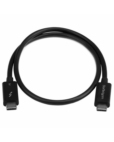 Startech Thunderbolt 3 USB-C Kabel 50cm 40Gbps Schnelle Datenübertragung

