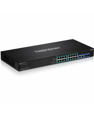 Trendnet TPE-3018LS Gigabit PoE+ Switch mit 16 Ports + 2 SFP Slots - Managed
