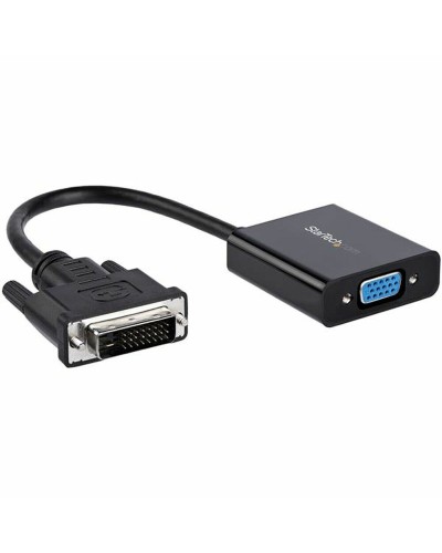 DVI-D - VGA Adapteri Startech DVI2VGAE             0,19 m Musta
