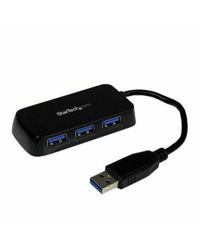 StarTech Hub USB 3.0 Mini Portable 4 Ports - Compact et Rapide
