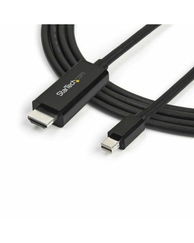 StarTech Adaptador Mini DisplayPort a HDMI 3m Negro - Cable de Video 4K
