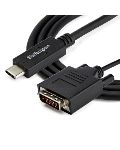 USB C till DVI Adapter Startech CDP2DVIMM2MB Svart