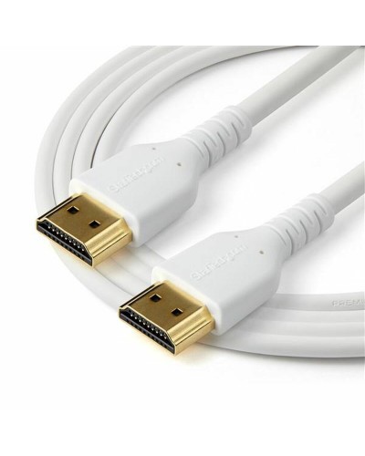 StarTech HDMI Cable 2m 4K Ultra HD White - High Speed for TV and Console
