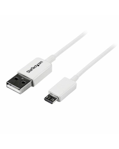 Startech USB auf Micro USB Kabel Weiß/Gelb 2m - Laden & Daten (4 Stk.)
