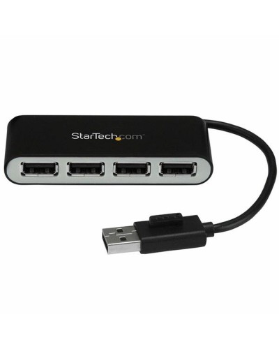 StarTech USB 2.0 Mini 4-Port Hub - Portable USB Powered
