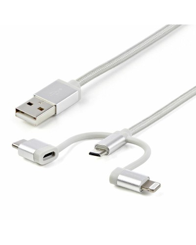 StarTech Cavo USB-C a Lightning 1m Grigio - Ricarica Rapida iPhone/iPad
