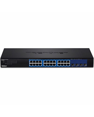 Trendnet TEG-30284 Switch 28 Porte Gigabit, Nero - Ideale Ufficio/Casa
