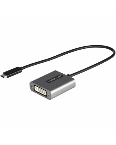 USB C - DVI Adapteri Startech CDP2DVIEC Musta Hopeinen Musta/Hopeinen