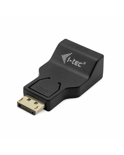 i-Tec DisplayPort VGA Adapter Schwarz - DP zu VGA Konverter - PC Monitor
