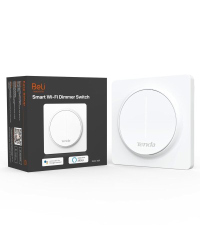 Tenda SS9 Interruptor de Botón Inteligente WiFi - Control Remoto
