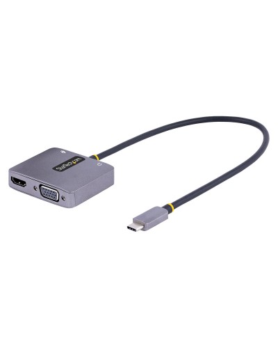 StarTech USB-C to HDMI 4K & VGA Adapter - Portable Video Converter
