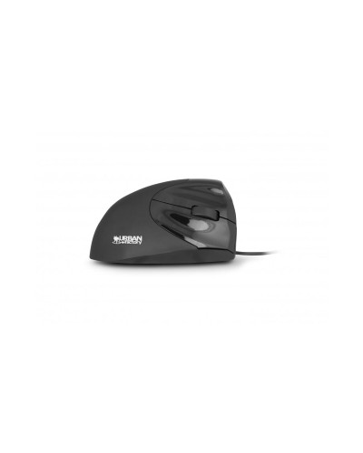 Ratón Ergonómico Urban Factory Mouse Negro 2400 DPI - Diseño Moderno y Preciso
