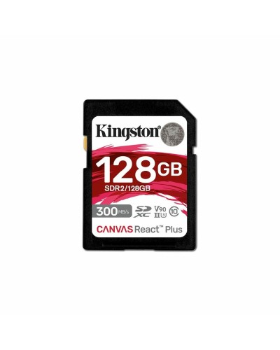 Micro-SD Minneskort med Adapter Kingston SDR2/128GB 128 GB 8K Ultra HD SDXC UHS-II