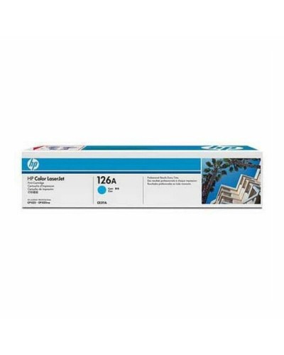 Original HP CE311A Cyan Toner Cartridge for Laser Printers
