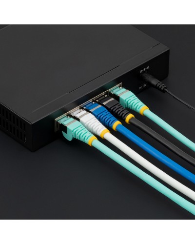 Startech Câble Réseau CAT6A Rigide 15m Gris - Patch Ethernet Gigabit
