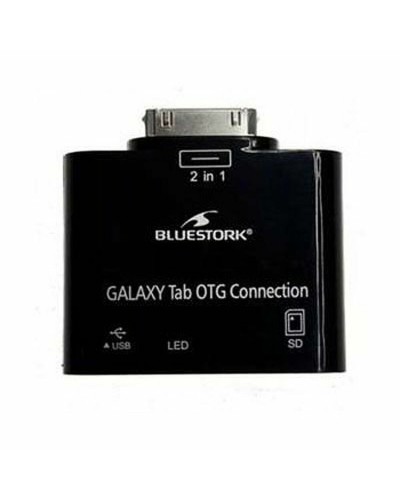 Bluestork SD/MicroSD Card Reader USB 2.0 Black Portable
