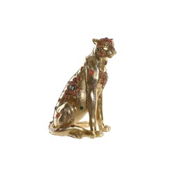 Statua Decorativa Leopardo DKD Home Decor, Resina Coloniale, 25,5 x 17 x 33 cm