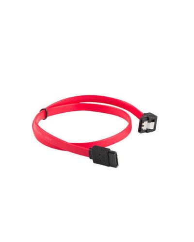 Lanberg SATA III Kabel 0,5m Rot - Hohe Geschwindigkeit 6Gbps für SSD/HDD
