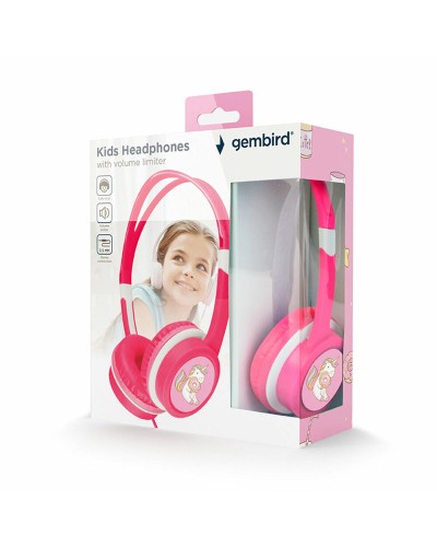 Hoofdtelefoon met Hoofdband GEMBIRD MHP-JR-PK Kinderen